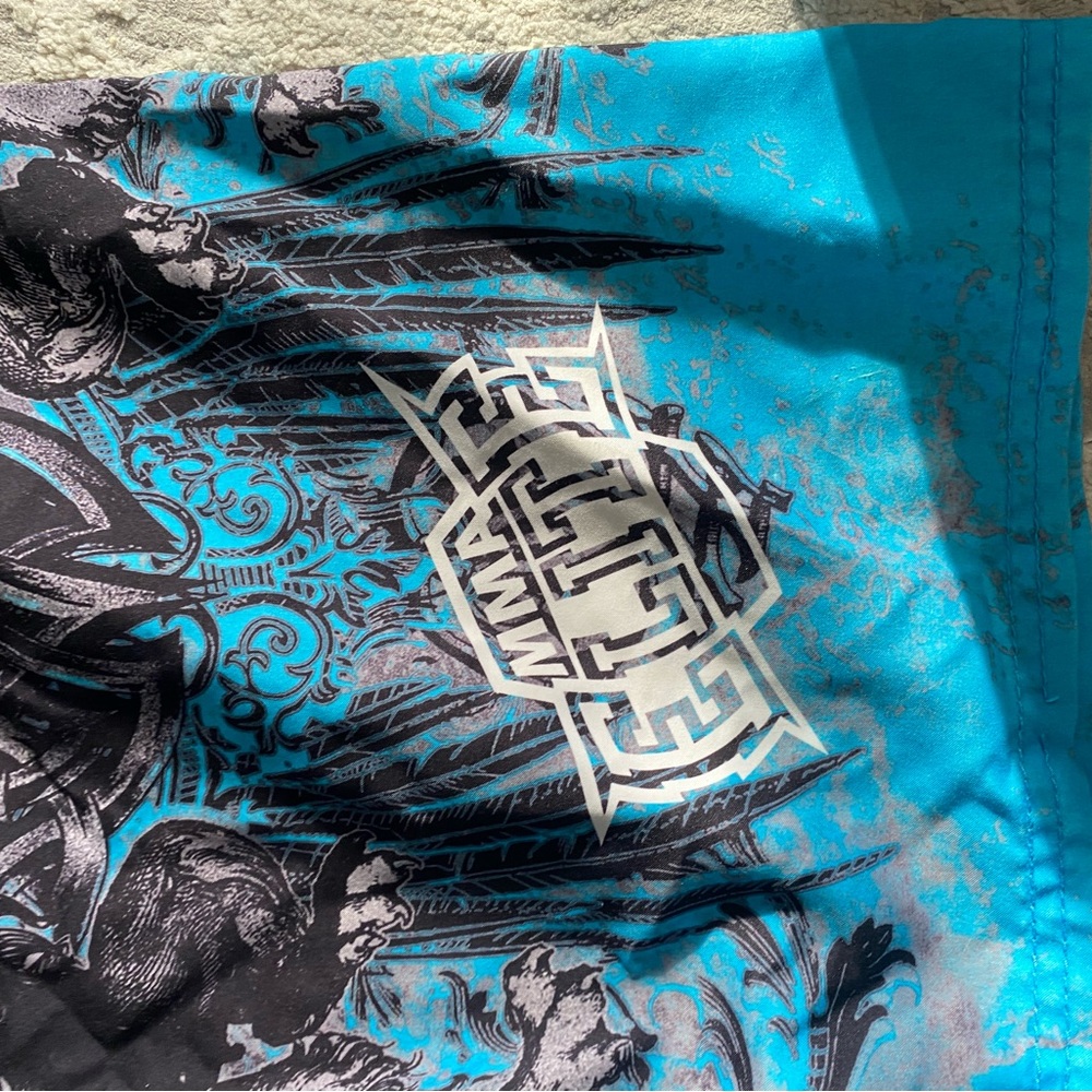 Tapout Blue and Black Athletic Shorts mma elite size xl - Picture 2 of 10